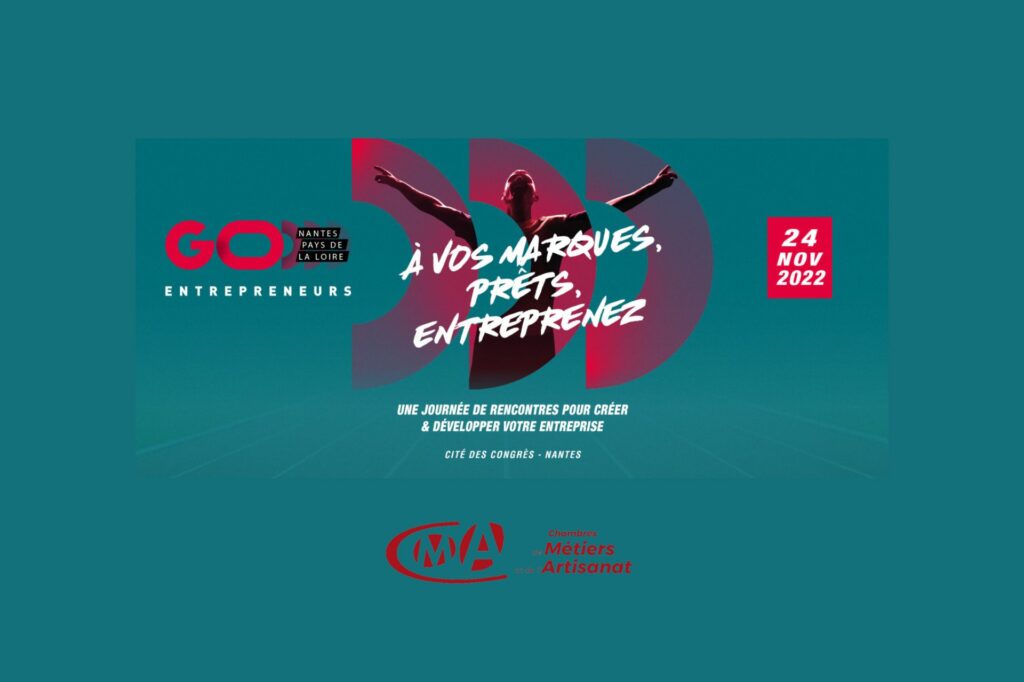 La CMA Pays de la Loire est le partenaire associé du salon Go entrepreneurs 2022.